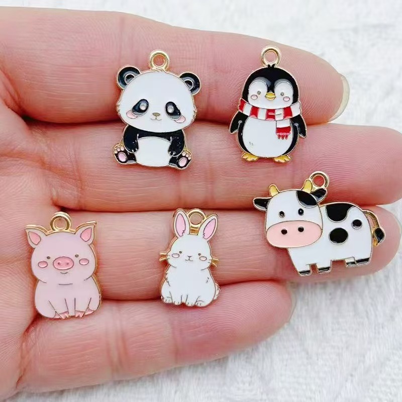 Wedding Yes - 10pcs 만화 펭귄 팬더 DIY 한국어판
