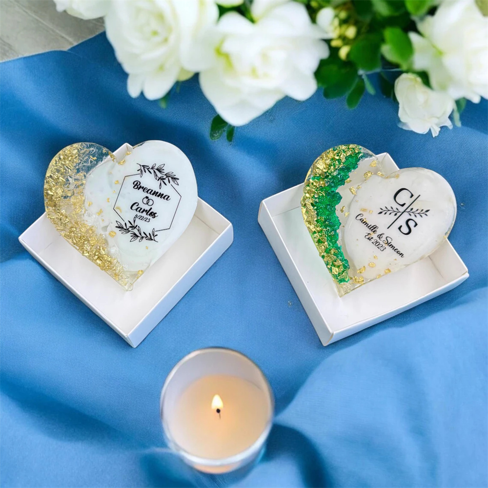 하트 자석 웨딩 기념품: 그린 & 골드 기념품, 개인  - Wedding Package Gold 리뷰 및 가격