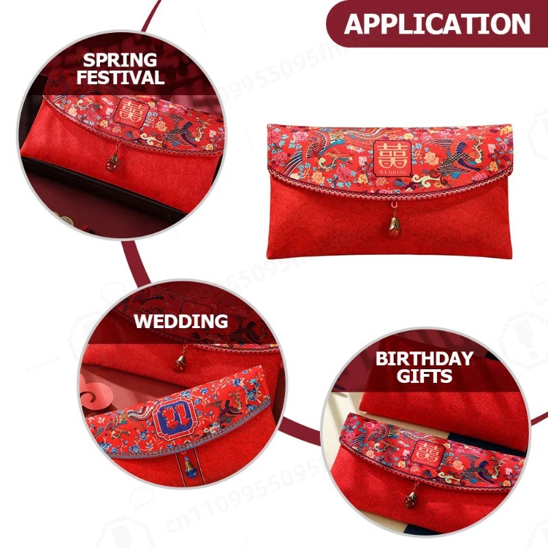 중국 스타일의 빨간 봉투 레드 패킷 전통적인 결혼식 봉 - Wedding Envelopes 리뷰 및 가격