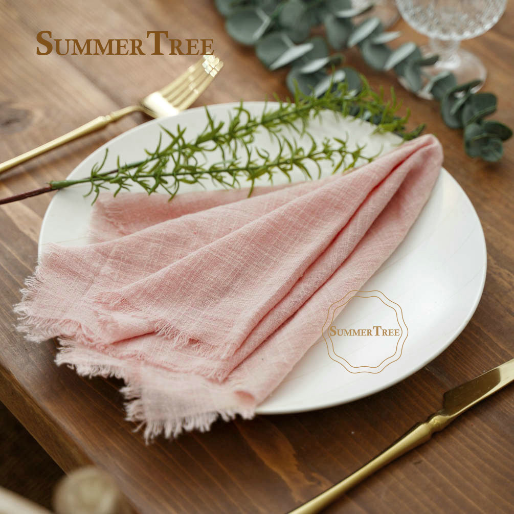 냅킨 코튼 거즈 42x42cm 레트로 치즈 천으로 소박 - Wedding Supply Rentals 리뷰 및 가격