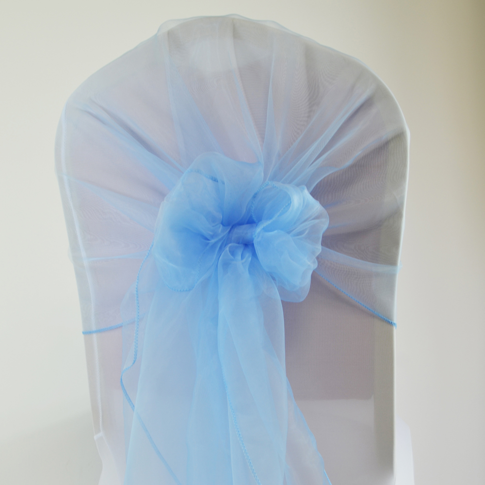 65x275cm 웨딩 파티 장식을위한 Organza 의 - Chair Sash Organza 리뷰 및 가격