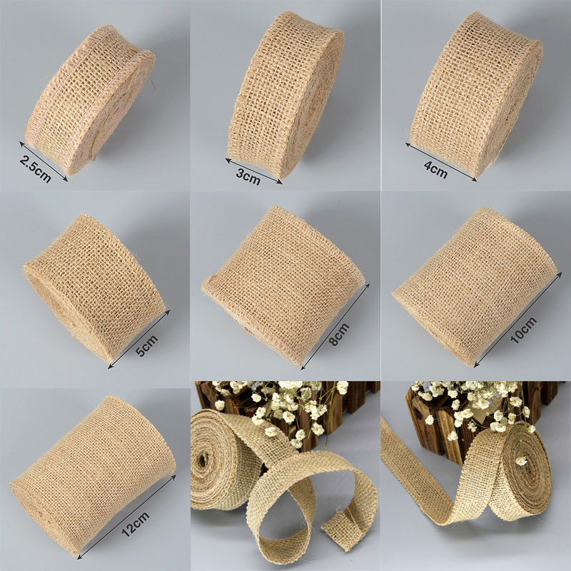 공예용 천연 주트 트림 리본, 2M/롤, 빈티지 소박한 - Wedding Supply Rentals 리뷰 및 가격