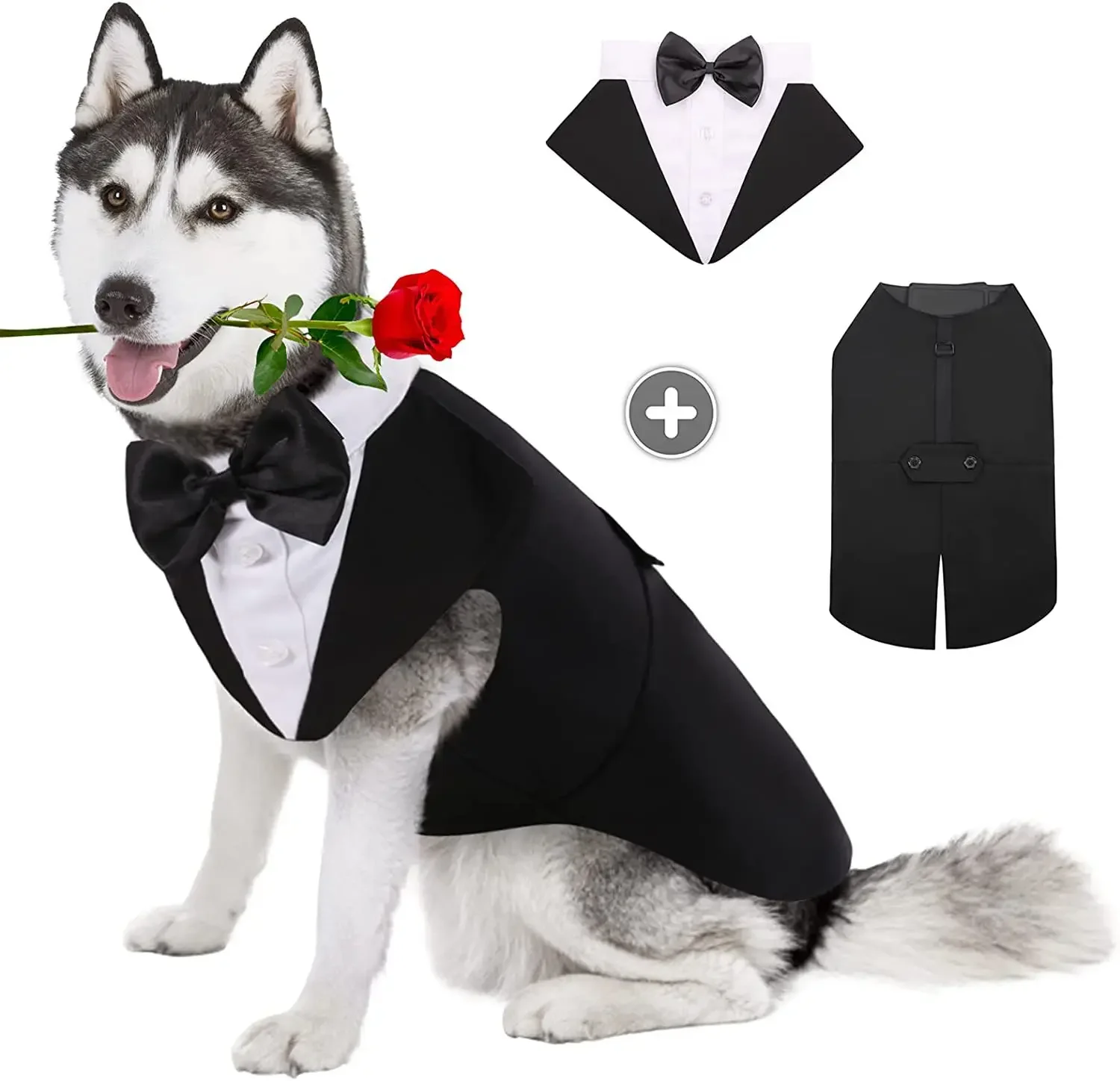 반려견 의류 웨딩 셔츠 패션 파티 쇼 정장 넥타이 보타 - Suitsupply Wedding Tuxedo 리뷰 및 가격