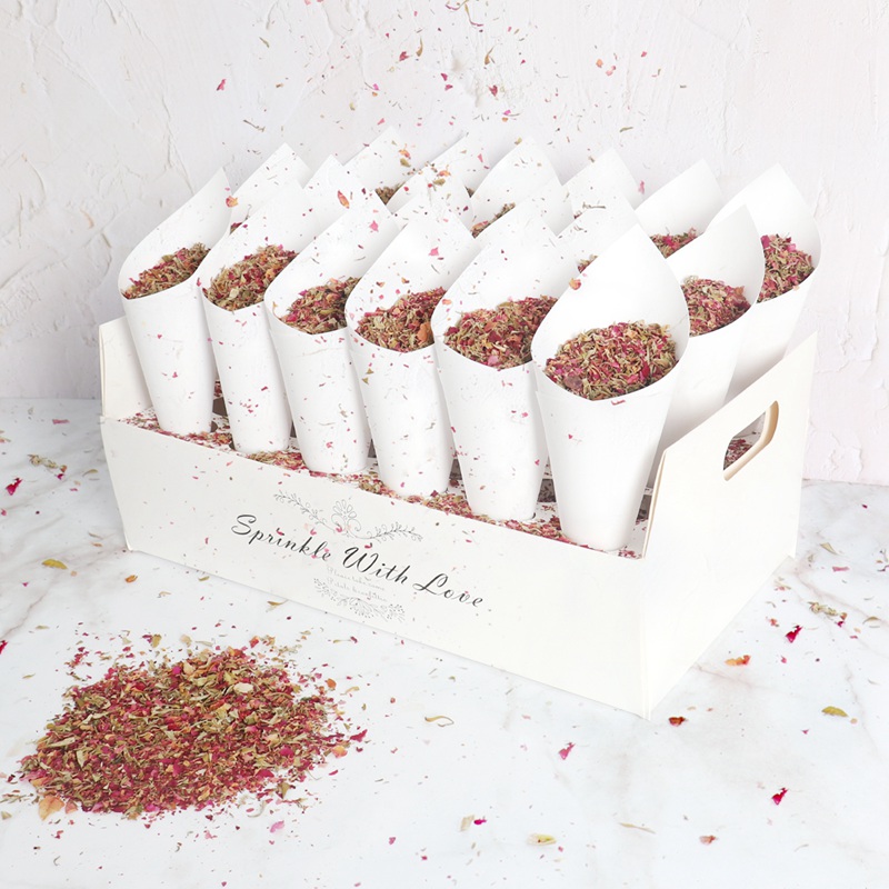 크래프트 종이 결혼식 트레이 색종이 콘 스탠드 상자 트 - Wedding Supply Rentals 리뷰 및 가격
