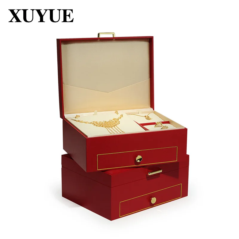 고급 고급 보석 상자, 목걸이 반지, 보석 보관 패키지 - Wedding Package Gold 리뷰 및 가격